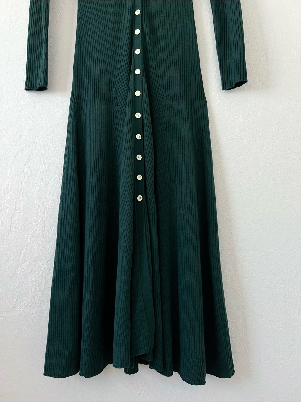Polo Ralph Lauren Rib-Knit Merino Wool Polo Sweater Dress - Picture 5 of 13